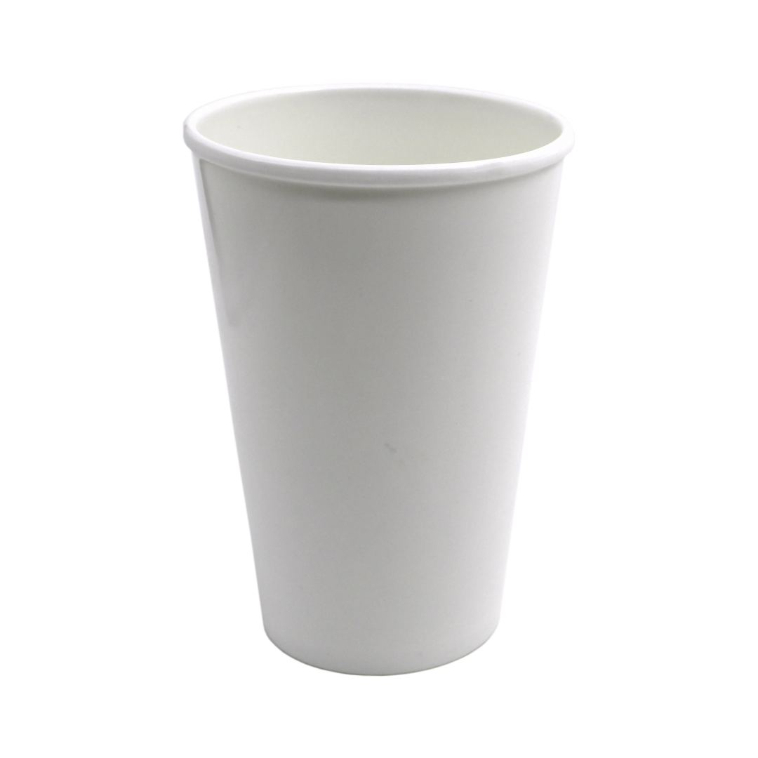 VASO LISO REDONDEADO BLANCO 10 OZ